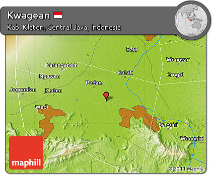 Physical Map of Kwagean