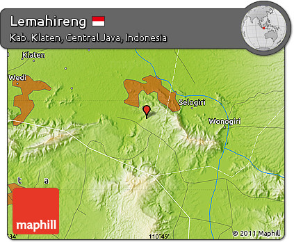 Physical Map of Lemahireng