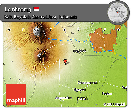 Physical Map of Lontrong