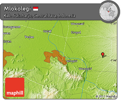Physical Map of Mlokolegi
