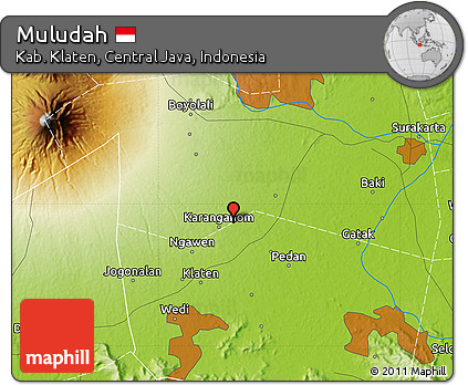 Physical Map of Muludah