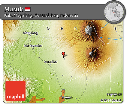 Physical Map of Musuk