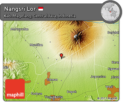 Physical Map of Nangsri Lor