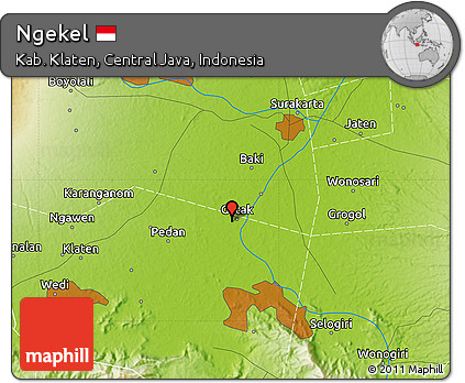 Physical Map of Ngekel