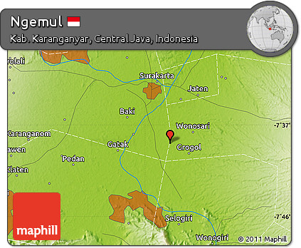 Physical Map of Ngemul