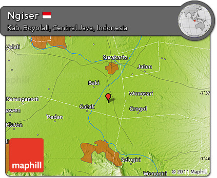 Physical Map of Ngiser