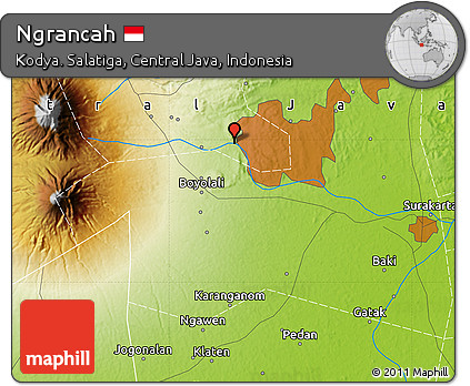 Physical Map of Ngrancah