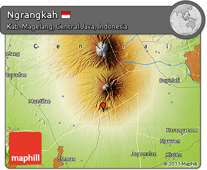 Physical Map of Ngrangkah