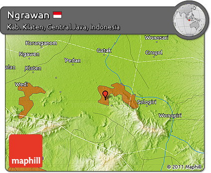 Physical Map of Ngrawan