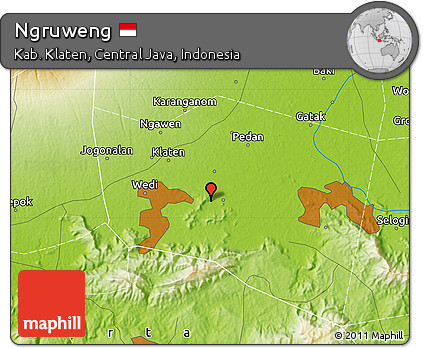 Physical Map of Ngruweng