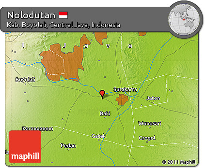 Physical Map of Nolodutan
