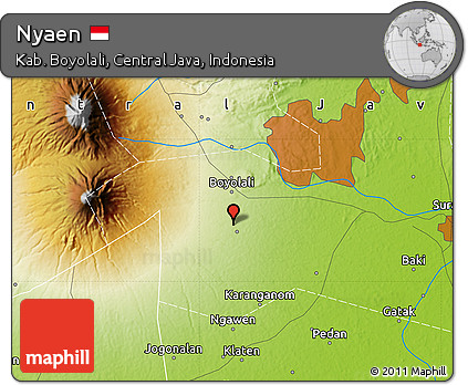 Physical Map of Nyaen