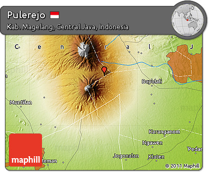 Physical Map of Pulerejo