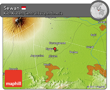 Physical Map of Sewan