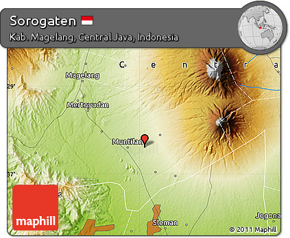 Physical Map of Sorogaten