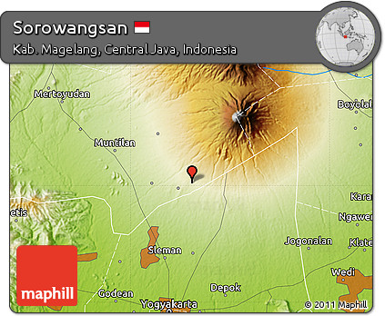 Physical Map of Sorowangsan