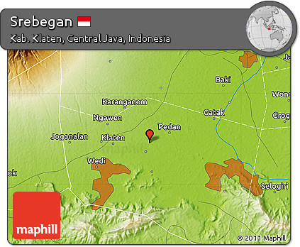 Physical Map of Srebegan