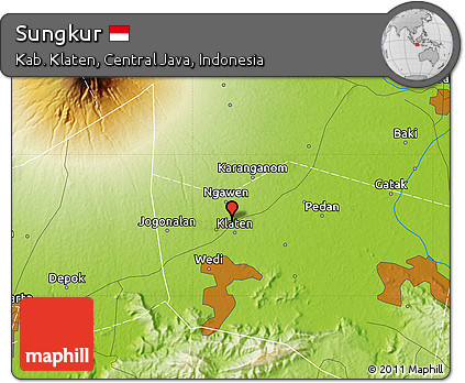 Physical Map of Sungkur