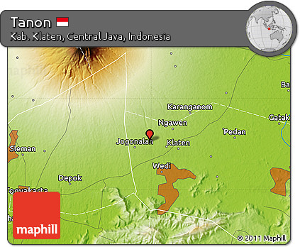 Physical Map of Tanon