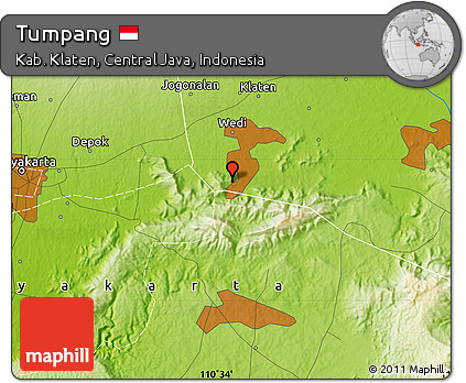 Physical Map of Tumpang