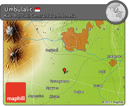Physical Map of Umbulalit
