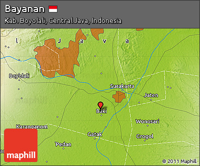 Physical Map of Bayanan