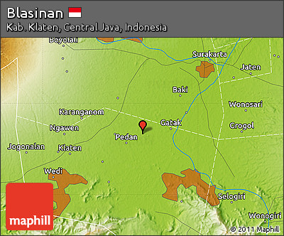 Physical Map of Blasinan