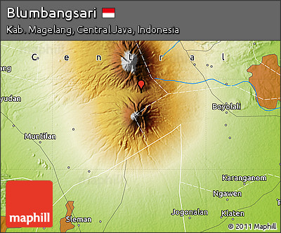 Physical Map of Blumbangsari
