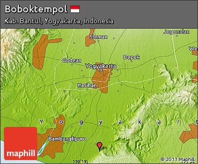 Physical Map of Boboktempol