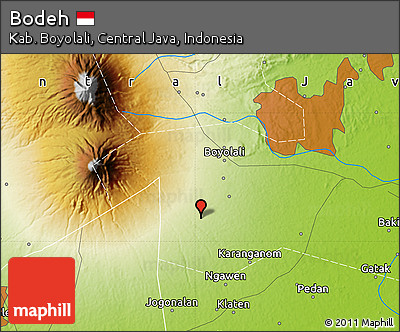 Physical Map of Bodeh
