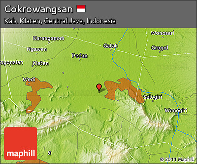 Physical Map of Cokrowangsan