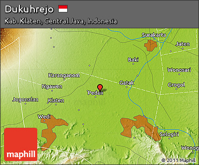 Physical Map of Dukuhrejo