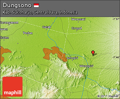 Physical Map of Dungsono