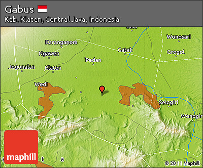 Physical Map of Gabus