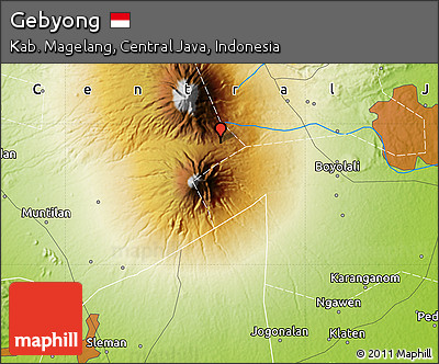 Physical Map of Gebyong