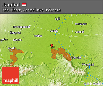 Physical Map of Jambal