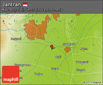 Physical Map of Jantran