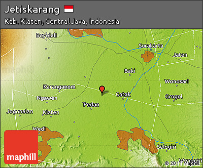 Physical Map of Jetiskarang