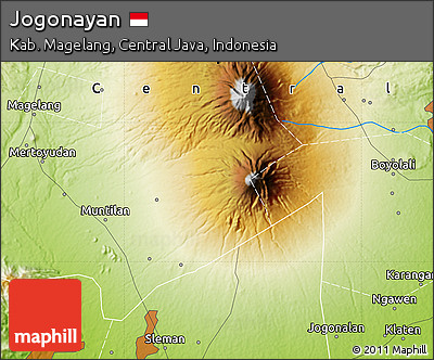 Physical Map of Jogonayan