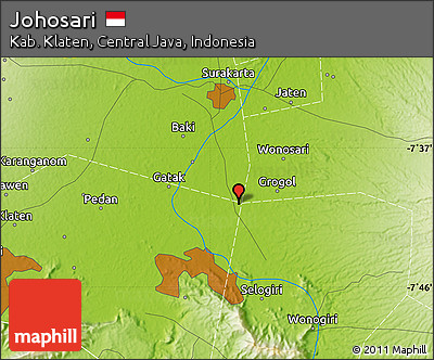 Physical Map of Johosari