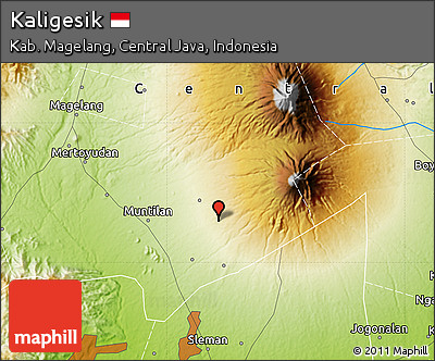Physical Map of Kaligesik