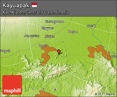 Physical Map of Kayuapak