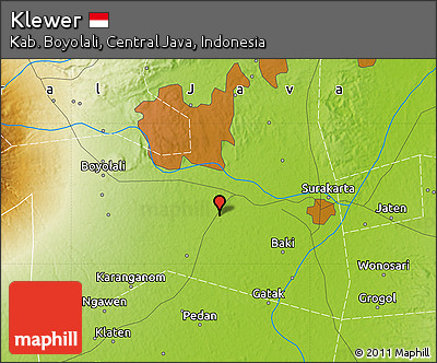 Physical Map of Klewer