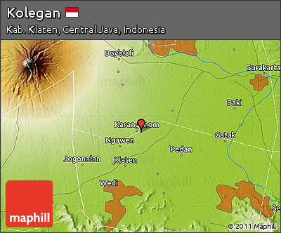 Physical Map of Kolegan