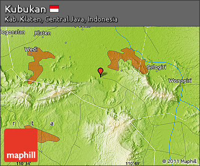 Physical Map of Kubukan