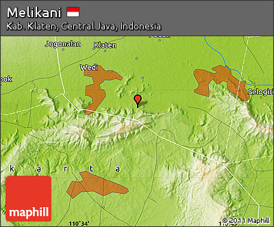 Physical Map of Melikani
