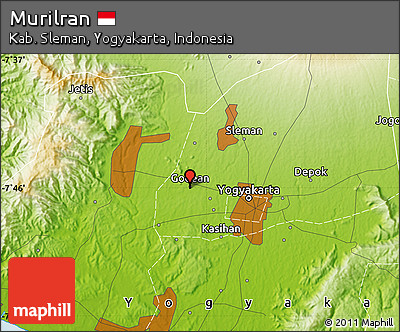 Physical Map of Murilran