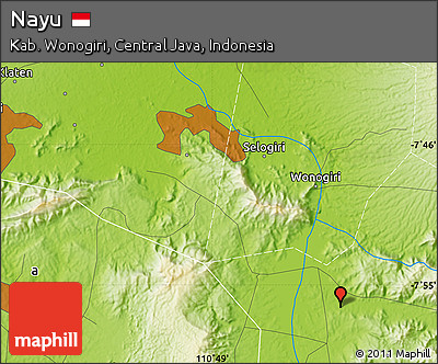 Physical Map of Nayu