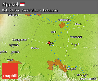 Physical Map of Ngekel