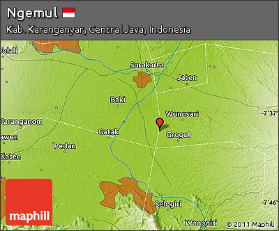 Physical Map of Ngemul
